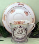 25th Anniversary Catherine Cup & Saucer    