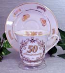 50th Anniversary Catherine Cup & Saucer   