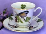 Chickadee Catherine Cup & Saucer   