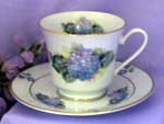 Hydrangea Catherine Cup & Saucer  