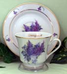 Daughter Lilac Bouquet Catherine Cup & Saucer     