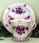Friend Pansy Catherine Cup & Saucer    