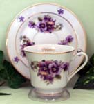 Pansy Catherine Cup & Saucer    