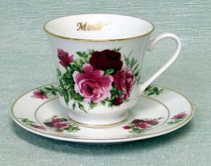 Mother Summer Rose Catherine Cup & Saucer    