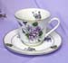 392-190 - Wayside Pansy Catherine Cup & Saucer   
