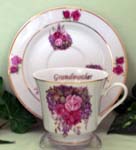 Grandmother Wisteria & Roses Catherine Cup & Saucer      