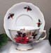 394-126P - Christmas Poinsettia Laurel Cup & Saucer    