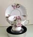 394-145A - Hummingbird w/Flowers Laurel Cup & Saucer     