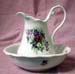 451-229 - Bouquet of Flowers Large Pitcher & Bowl        