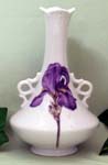 Purple Iris 6" Vase   