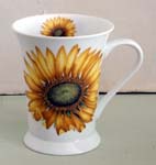 Sunburst Sunflower 12oz Latte Mug     