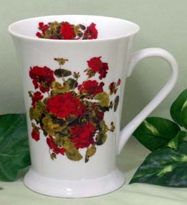 Geranium 12oz Latte Mug     