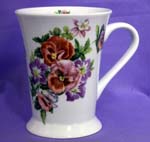 Pansy Spray 12oz Latte Mug     