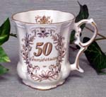 50th Anniversary Victorian Mug 