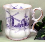 520-200BW - Blue Windmill Victorian Mug  