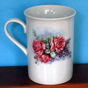 Lilacs & Roses Flare Mug  