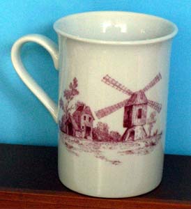 Pink Windmill Flare Mug   