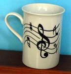 522-206 - Music Notes Flare Mug     