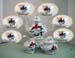 540-126C - Christmas Cardinal 15pc Tea Set       