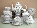 Shamrock 15pc Tea Set      