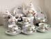540-225 - White Rose Spray 15pc Tea Set      