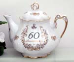 60th Anniversary Ashley Teapot         (2)