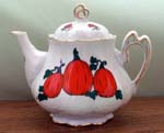 Pumpkin Ashley Teapot    