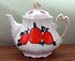 562-128P - Pumpkin Ashley Teapot    