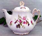 Hummingbird w/Flowers Ashley Teapot  