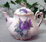 Lilac Bouquet Ashley Teapot   