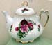 562-185 - Summer Rose Ashley Teapot          