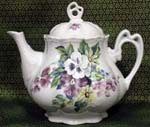 562-231 - Bouquet of Pansies Ashley Teapot       