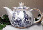 Black Romance 3C Round Teapot      