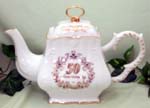 50th Anniversary 8C Square Teapot   