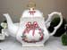 570-126RW - Christmas Ribbon Wreath 8C Square Teapot  