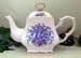 570-139 - Blue Forget Me Not 8C Square Teapot     