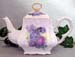 570-146 - Hydrangea 8C Square Teapot    