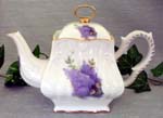 Lilac 8C Square Teapot      