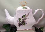 Lily of the Valley 8C Square Teapot    