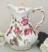 585-145A - Hummingbird w/Flowers Antique Scroll Teapot          