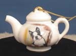 Boston Terrier Teapot Ornament 