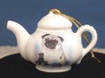 Pug Teapot Ornament   