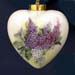 678-156 - Lilac Bouquet Heart Ornament    