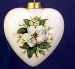 Magnolia Heart Ornament     
