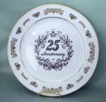 25th Anniversary 12" Plate  