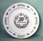 50th Anniversary 12" Plate     