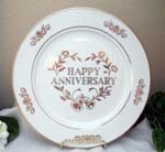 Happy Anniversary 10" Plate      