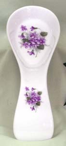 Wayside Pansy Spoon Rest                