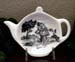 832-200BKR - Toile Black Romance Tea Caddy  