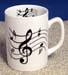 MUG-206 - Music Notes Plain Mug 